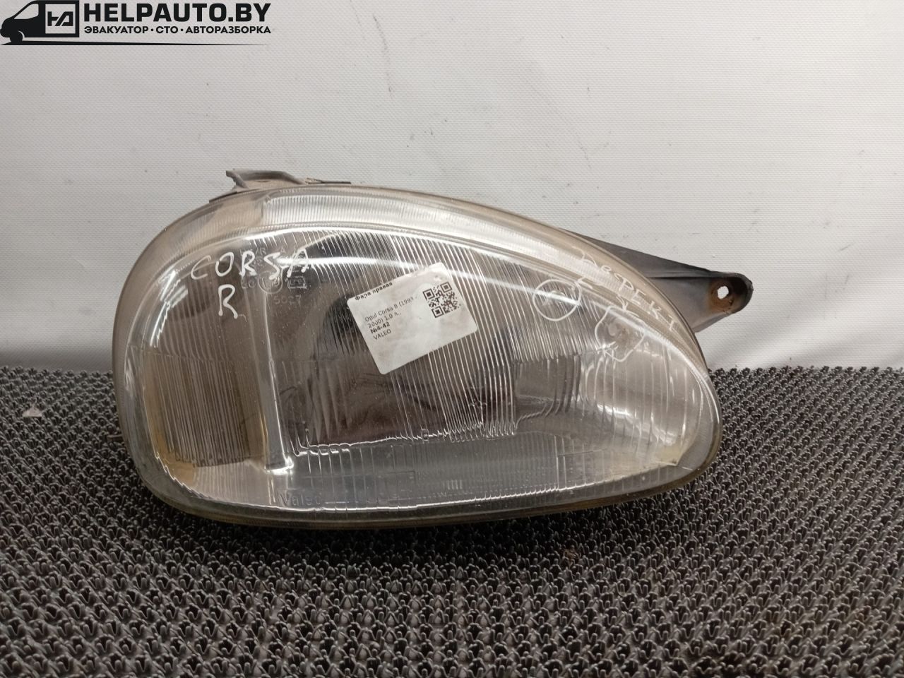 фара правая Opel Corsa B (1993 - 2000), 1.0 л., бензин, МКПП, хетчбэк 3 дв., передний привод, VALEO - фото №1