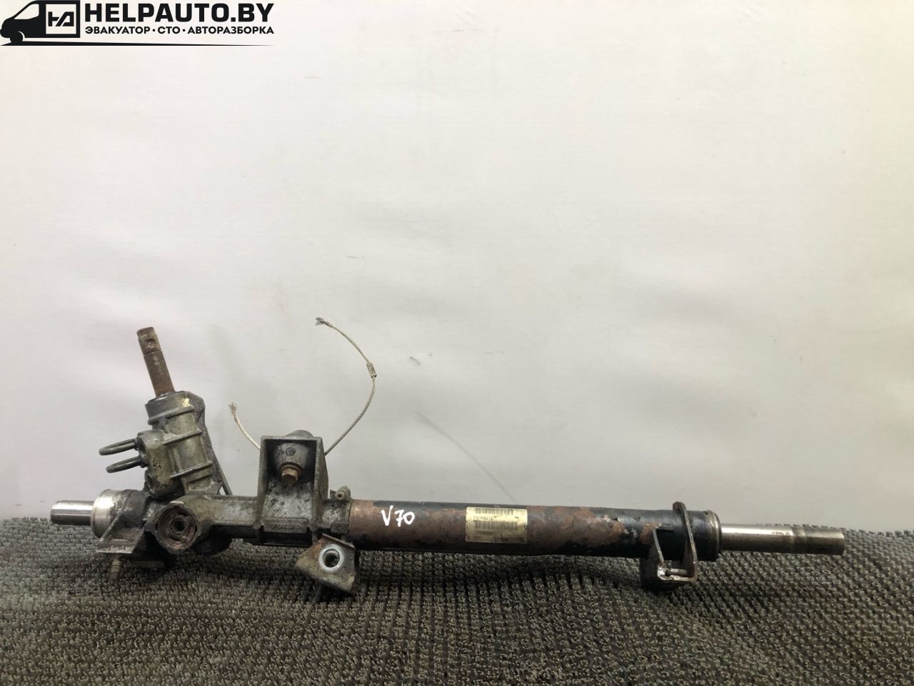 рулевая рейка Volvo S70 1 поколение 2000, 2.5 л., D 5252 T, дизель, МКПП, черный, седан, передний привод, P9169210, T00066660 - фото №1