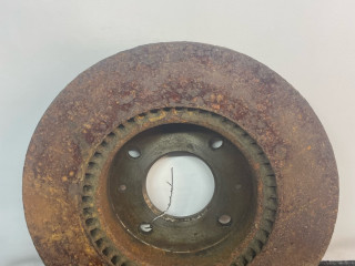 диск тормозной передний Hyundai Elantra 3 поколение [рестайлинг] XD 2005, 1.6 л., G4ED, бензин, МКПП, серебристый, седан, передний привод