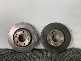 диск тормозной передний Hyundai Santa Fe 1 поколение (SM) 2001, 2.4 л., бензин, МКПП, черный, внедорожник 5 дв., передний привод