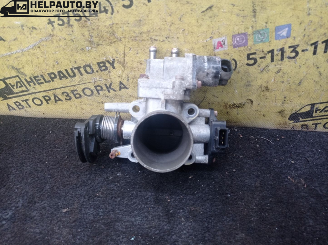 заслонка дроссельная Geely CK Otaka 1 поколение CK-1 2007, 1.5 л., MR479A, бензин, МКПП, золотистый, седан, передний привод - фото №1