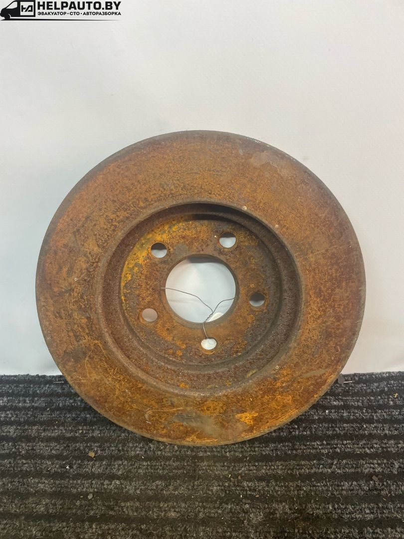 диск тормозной передний Volkswagen Golf 4 поколение (1997 - 2006), 1.9 л., дизель, передний привод, SDI - фото №1