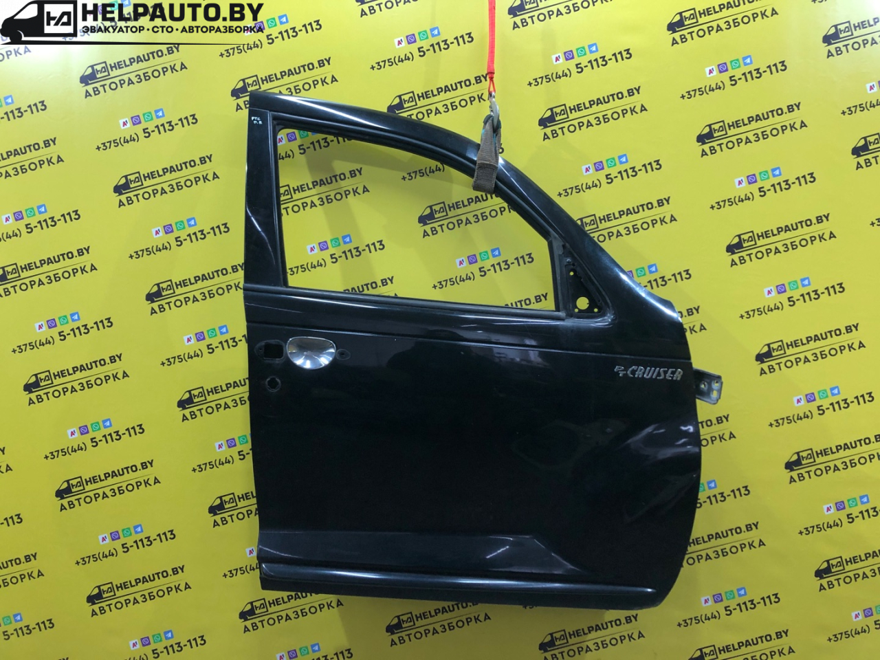 дверь передняя правая Chrysler PT Cruiser 1 поколение 2002, 2.0 л., ECC, бензин, АКПП, черный, хетчбэк 5 дв. - фото №1