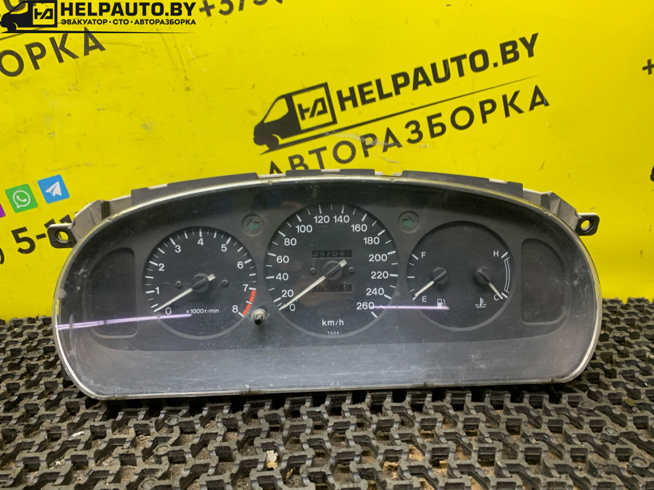 щиток приборов (приборная панель) Mazda Xedos 9 1 поколение 1996, 2.5 л., бензин, МКПП, темно синий, седан, передний привод - фото №1