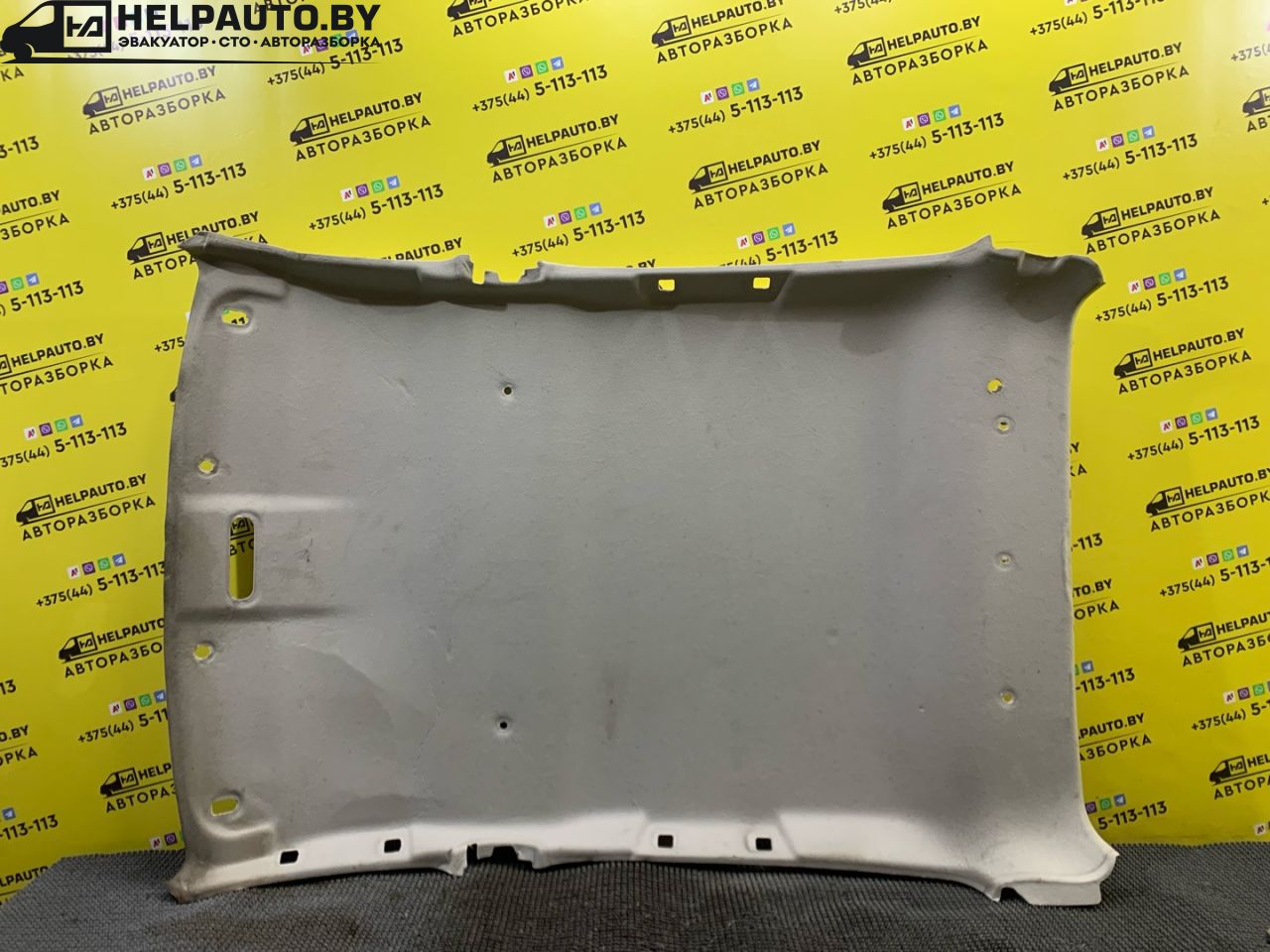 потолок Dacia Sandero 1 поколение 2008, 1.4 л., K7J 714, бензин, МКПП, серый, хетчбэк 5 дв., передний привод - фото №1