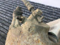суппорт передний правый Toyota Carina T170 1992, 1.6 л., 4A-FE, бензин, МКПП, красный, седан, передний привод - фото №4