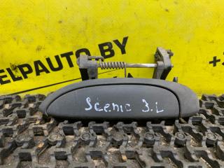 ручка наружная задняя левая Renault Scenic 1 поколение 1998, 1.9 л., дизель, МКПП, серый, минивэн