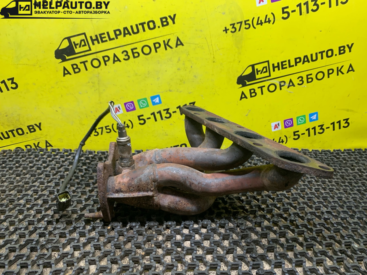 коллектор выпускной Rover 400 Series 2 поколение (HH-R) 1999, 1.6 л., бензин, МКПП, зеленый, хетчбэк 5 дв., передний привод - фото №1