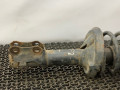 стойка передняя левая Volkswagen Golf 2 поколение 1990, 1.6 л., дизель, МКПП, красный, хетчбэк 5 дв., передний привод - фото №2