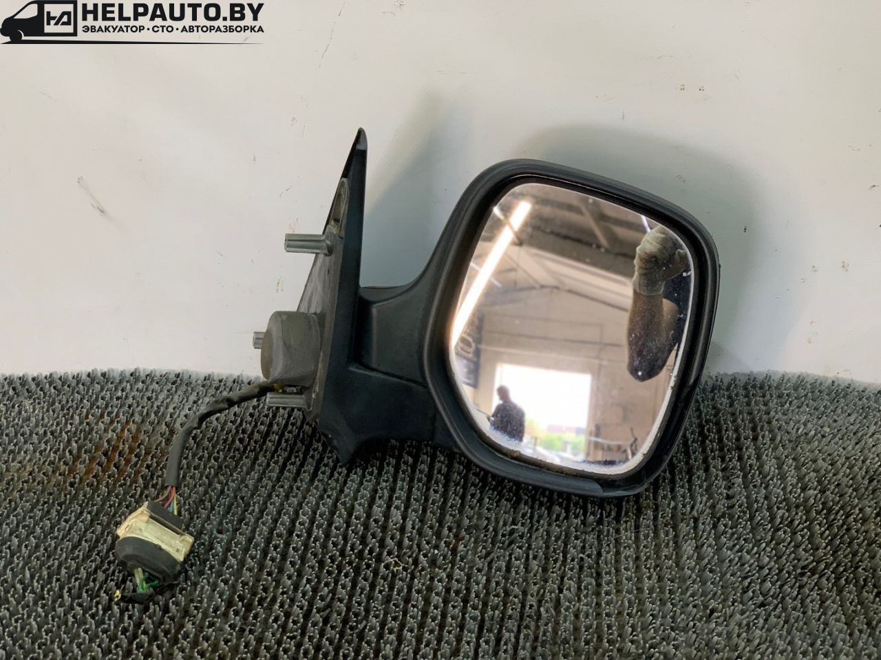 зеркало наружное правое Citroen Berlingo 1 поколение (M49) 1998, 1.9 л., DHX (XUD9TF/BTF), дизель, МКПП, белый, фургон, передний привод - фото №1