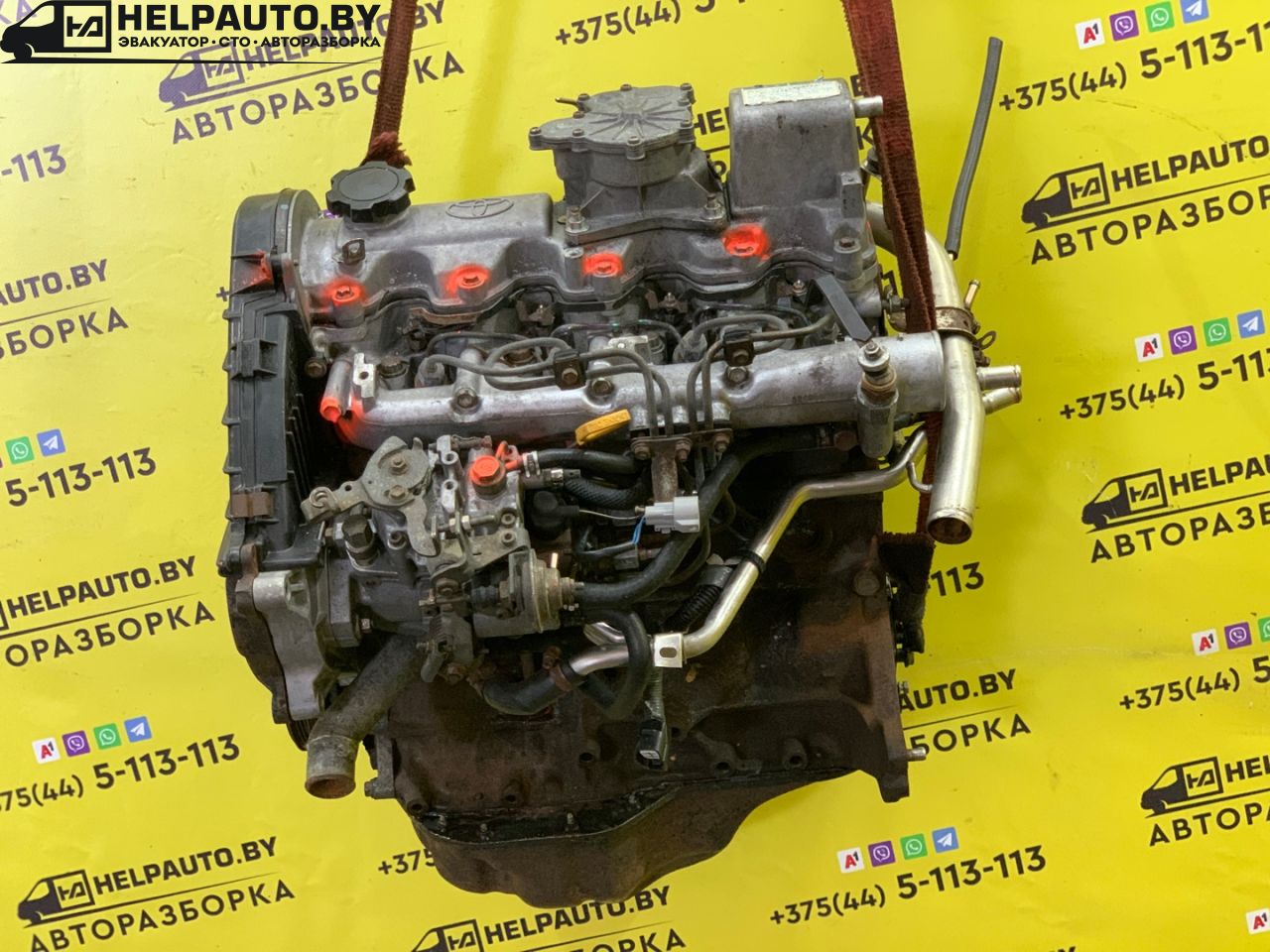 трубка обратки форсунок Toyota Carina E 1 поколение 1995, 2.0 л., 2C, дизель, МКПП, хетчбэк 5 дв. - фото №1