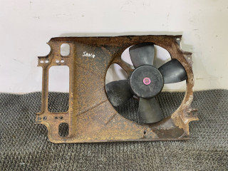 вентилятор радиатора Volkswagen Santana 1 поколение 1988, 1.6 л., бензин, синий, передний привод, 0130107044