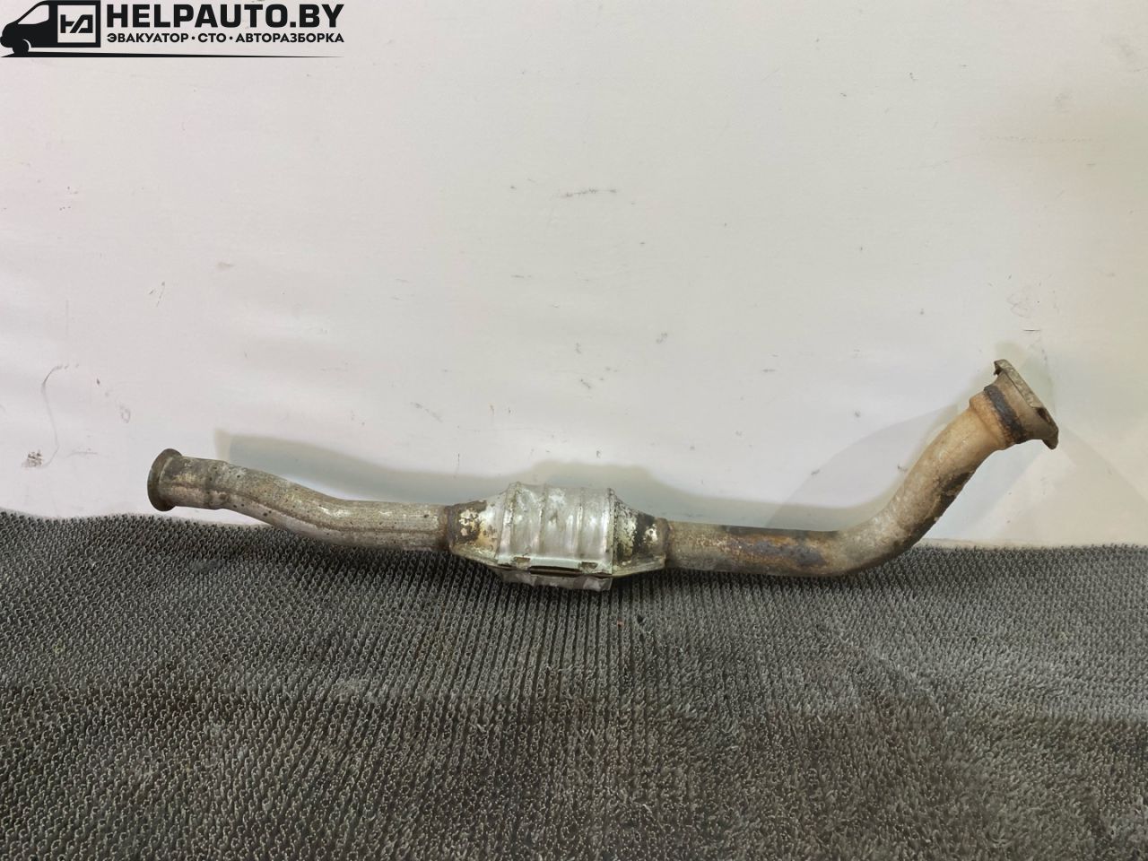 труба приемная глушителя Fiat Scudo 1 поколение (1996 - 2007), 2.0 л., дизель, МКПП, белый, минивэн, передний привод - фото №1