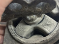 подушка крепления двигателя Opel Zafira 1 поколение (A) 1999, 2.0 л., бензин, МКПП, серый, передний привод, 90576772 - фото №7