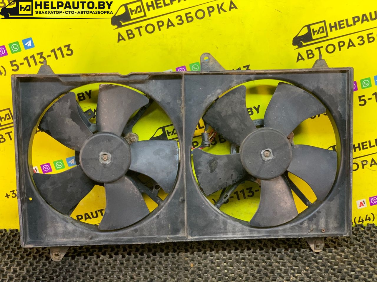 вентилятор радиатора Chery Fora 1 поколение 2009, 2.0 л., SQR484F, бензин, 5МКПП, черный, передний привод - фото №1
