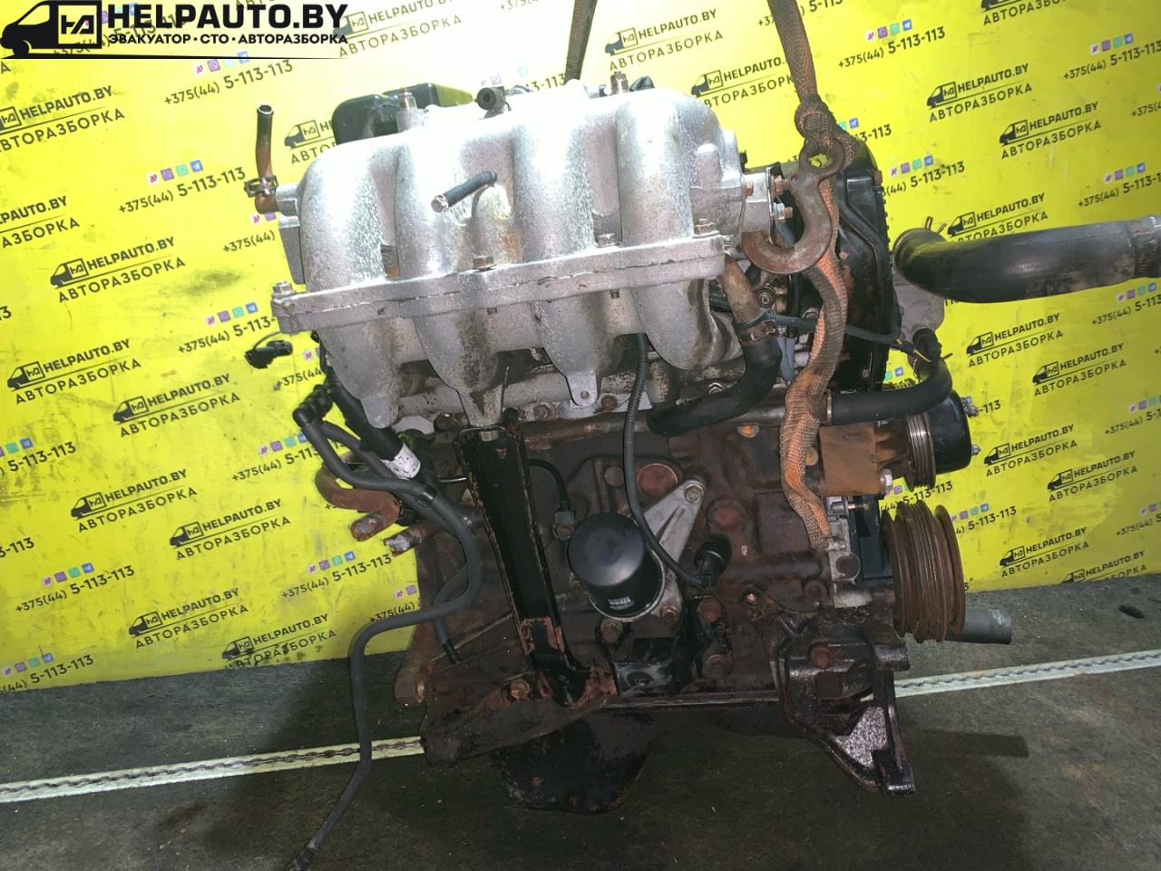 двигатель Kia Sportage 1 поколение 2000, 2.0 л., FE (16V), бензин, МКПП, зеленый, полный подключаемый привод, правый руль - фото №1