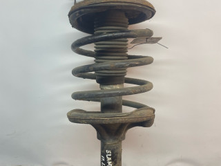 стойка передняя левая Hyundai Elantra XD HD 2002, 2.0 л., G4GC, бензин, АКПП, серый, седан, передний привод