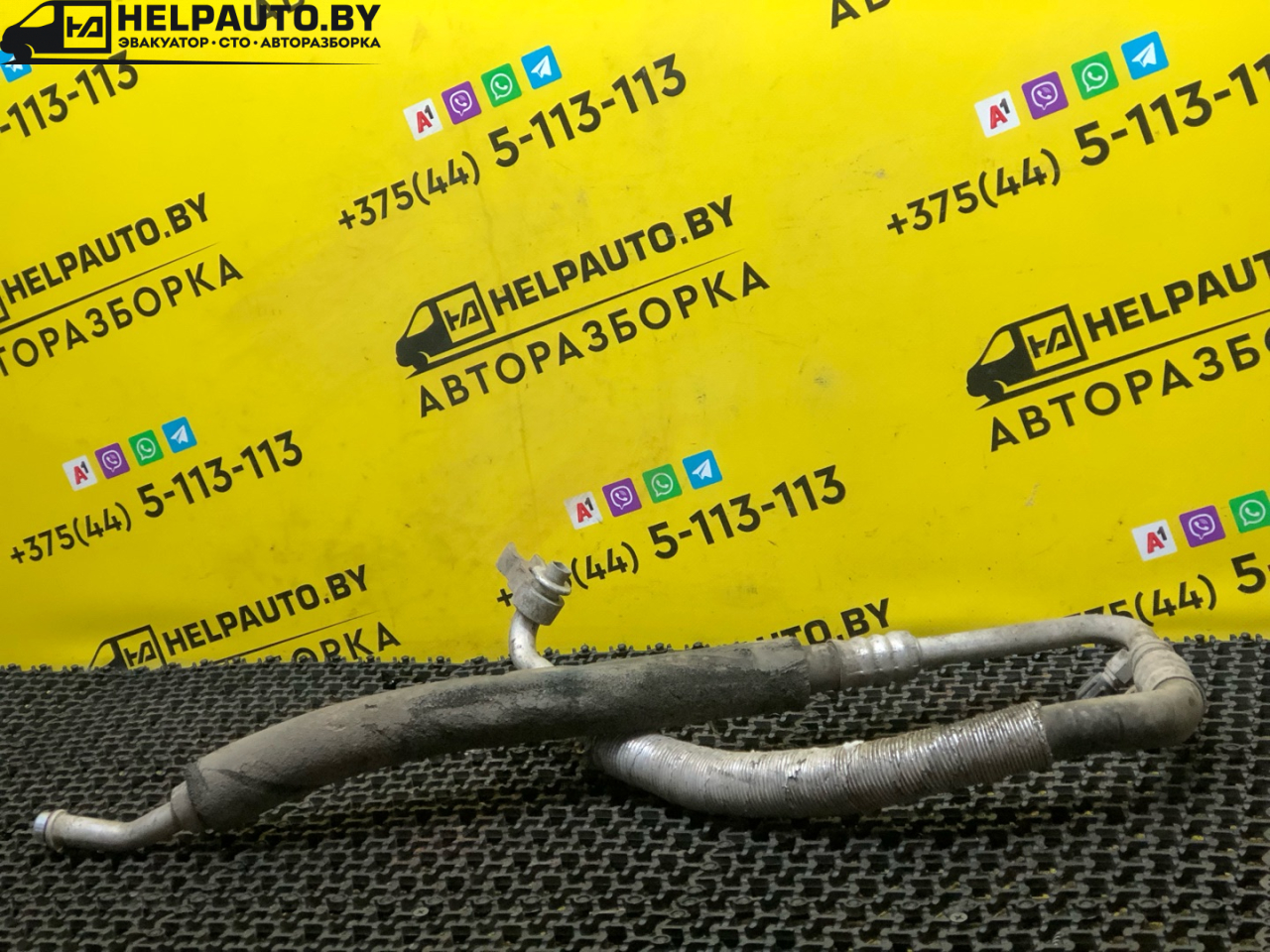 трубка кондиционера SEAT Ibiza 2 поколение 1998, 1.6 л., ALM, бензин, 5МКПП, синий, хетчбэк 5 дв., передний привод - фото №1