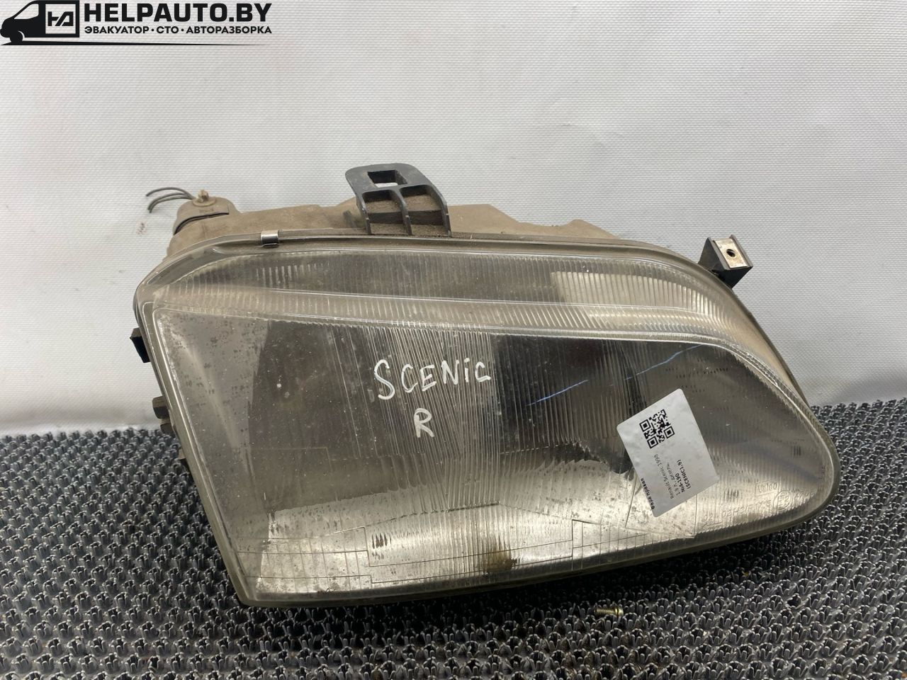 фара правая Renault Scenic 1 поколение 1998, 1.9 л., дизель, МКПП, серый, минивэн - фото №1