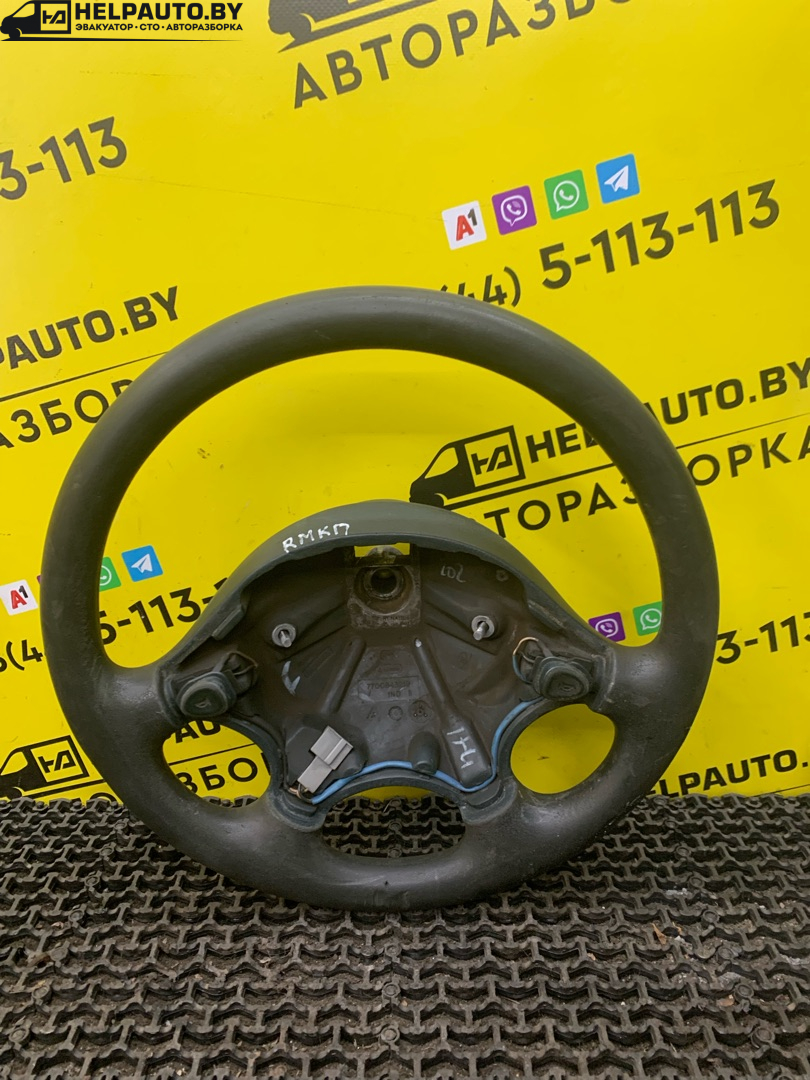руль Renault Megane 1 поколение 1996, 1.6 л., K7M 702, бензин, МКПП, синий, купе, передний привод - фото №1