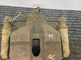 суппорт передний правый Toyota Carina E 1 поколение 1997, 2.0 л., дизель, МКПП, зеленый, седан