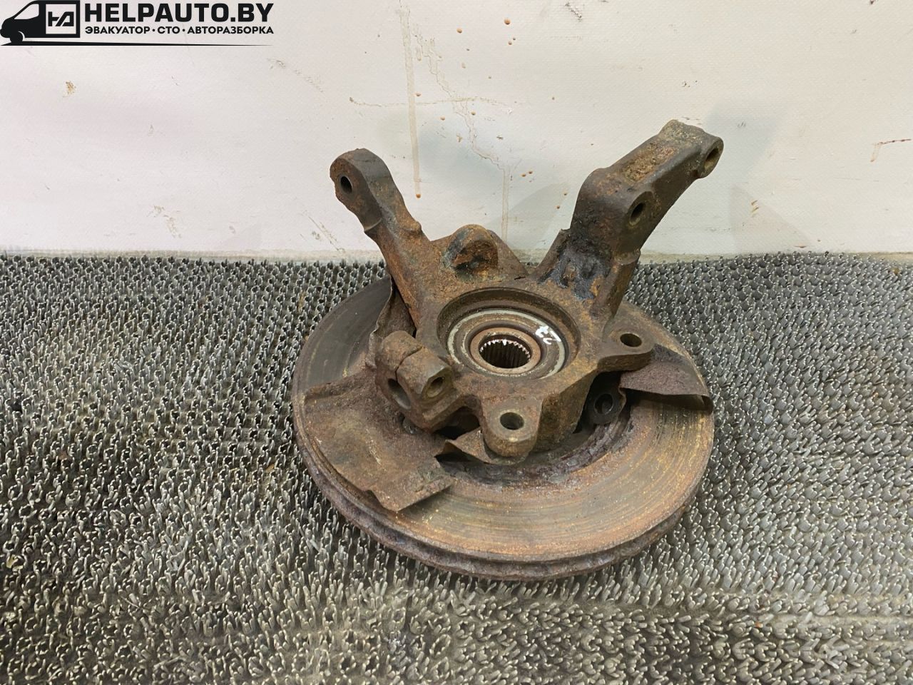 ступица передняя левая Fiat Scudo 1 поколение (1996 - 2007), 2.0 л., дизель, МКПП, белый, минивэн, передний привод - фото №1