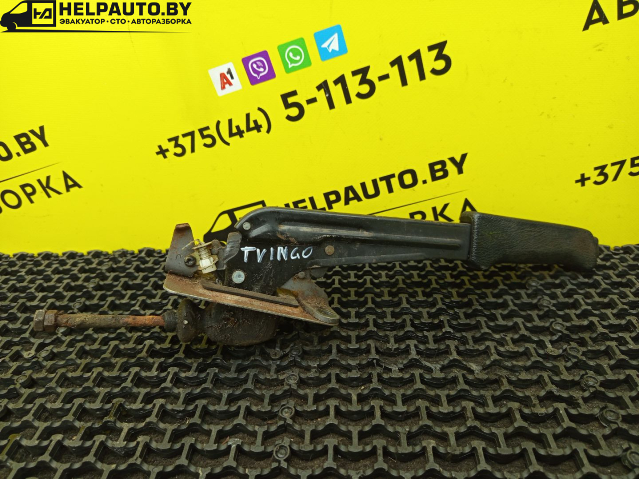 рычаг ручного тормоза (ручника) Renault Twingo 1 поколение 1997, 1.2 л., D7F 700, бензин, 5МКПП, синий, кабриолет, передний привод - фото №1
