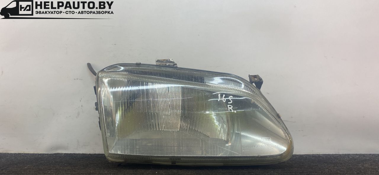 фара правая Renault Scenic 1 поколение 1998, 1.6 л., бензин, МКПП, синий, передний привод, 02A02HCR17 - фото №1