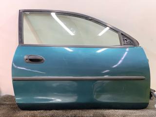 дверь передняя правая Mazda 323 6 поколение 1998, 1.4 л., бензин, МКПП, синий, хетчбэк 3 дв., передний привод