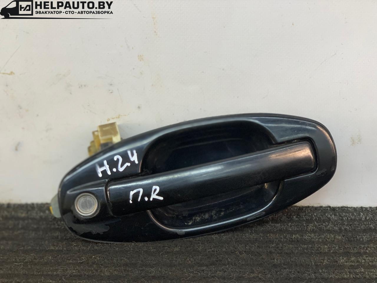 ручка наружная Hyundai Santa Fe 1 поколение (SM) 2001, 2.4 л., бензин, МКПП, черный, внедорожник 5 дв., передний привод - фото №1