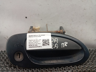ручка наружная Mazda 323 5 поколение 1994, 1.8 л., BP (DOHC), бензин, МКПП, красный, хетчбэк 5 дв., передний привод