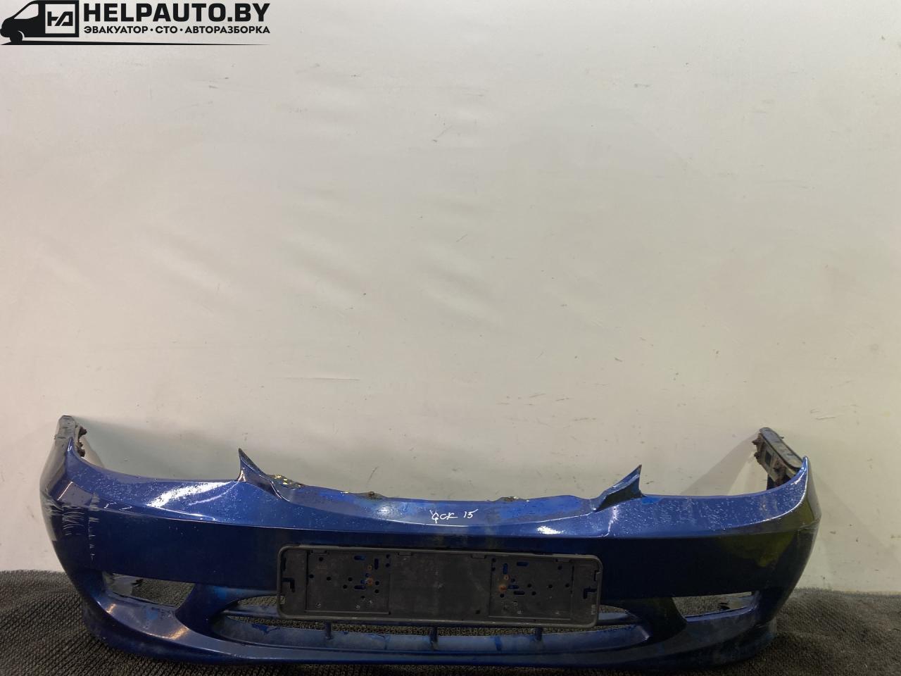 бампер передний Geely CK Otaka 1 поколение CK1 2007, 1.5 л., бензин, МКПП, синий металлик, седан, передний привод - фото №1
