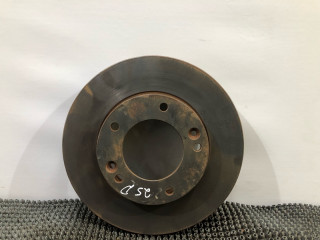 диск тормозной передний Kia Sorento 1 поколение 2005, 2.5 л., дизель, МКПП, серый, полный привод