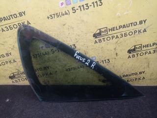 стекло кузовное боковое правое Ford Focus 2 поколение 2006, 1.6 л., HWDA, бензин, МКПП, красный, хетчбэк 5 дв., передний привод