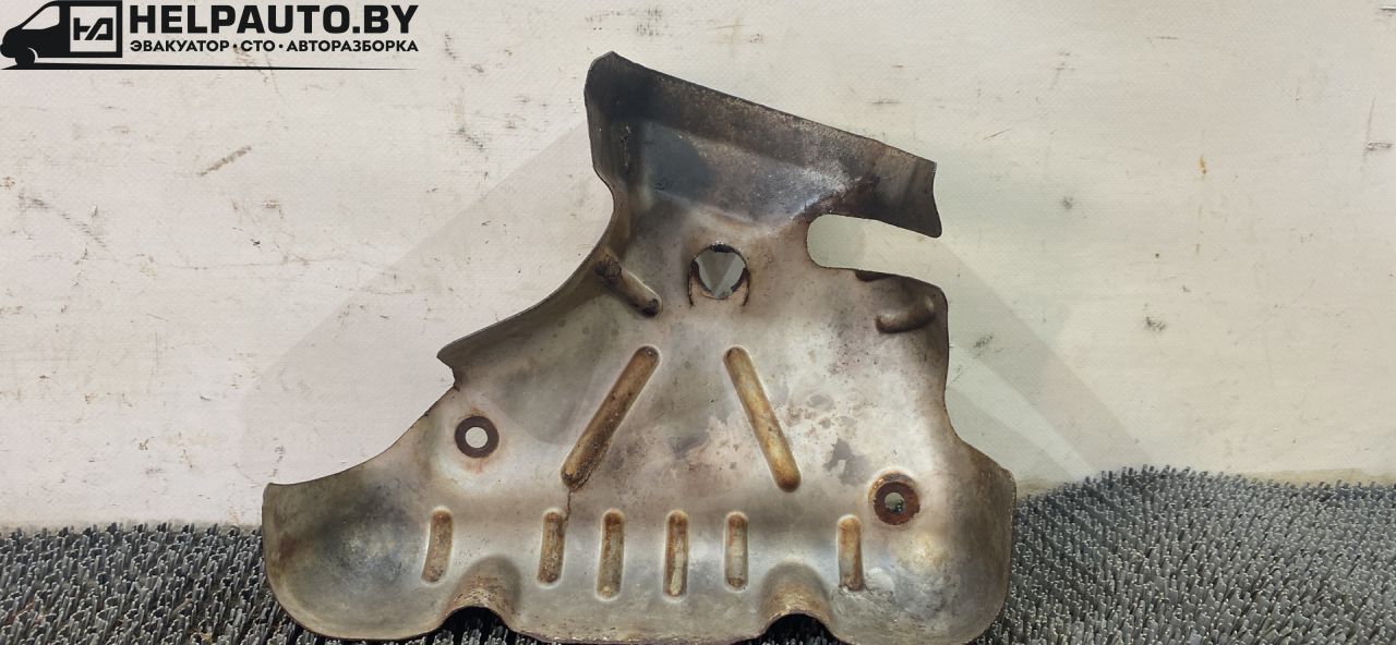 тепловой экран глушителя Dacia Logan 1 поколение 2005, 1.6 л., K7M 710, бензин, МКПП, синий, седан, передний привод, 437032A - фото №1