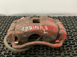 суппорт передний левый Toyota Carina E 1 поколение 1995, 2.0 л., 2C, дизель, МКПП, бордовый, хетчбэк 5 дв., передний привод