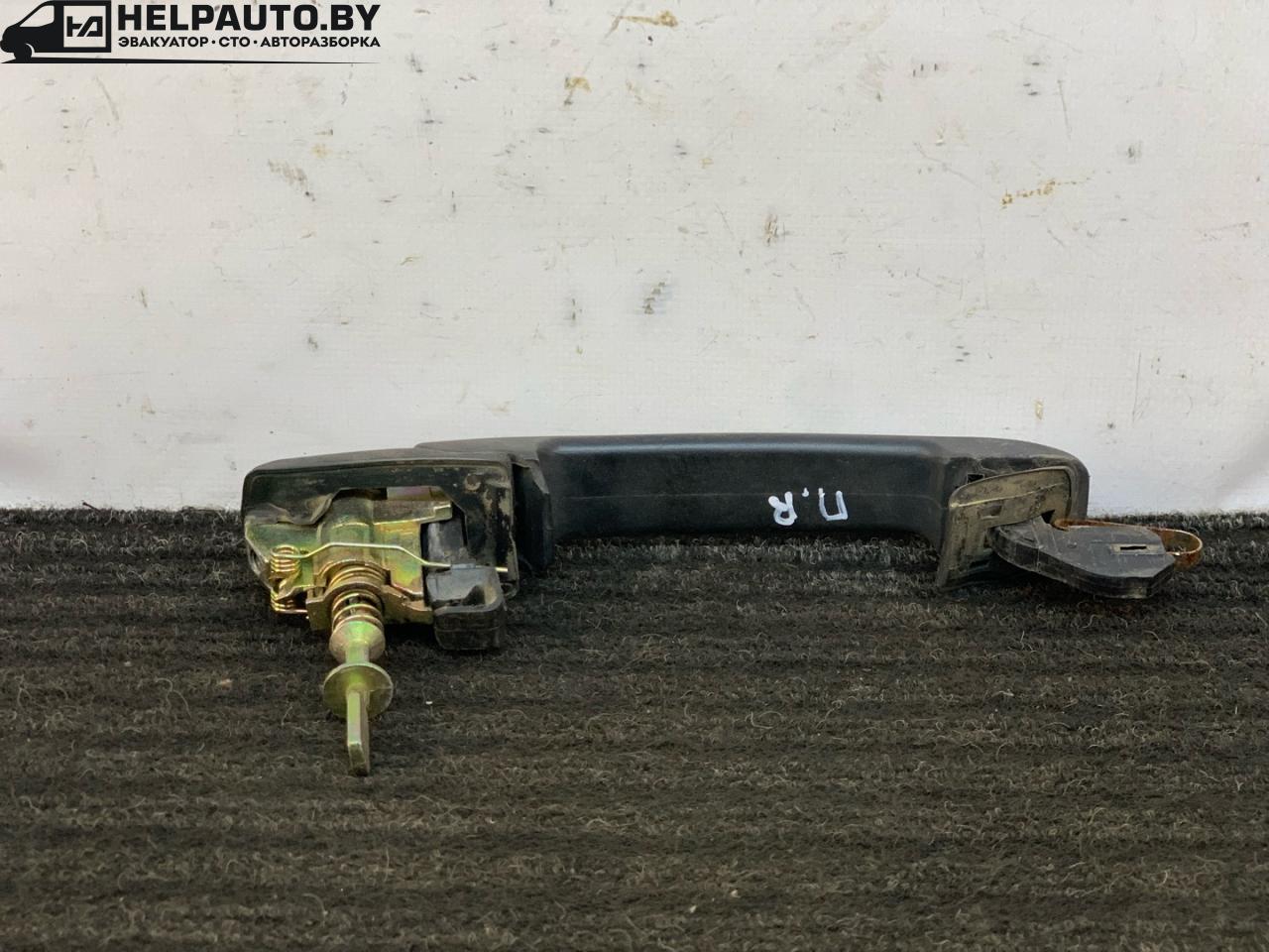 ручка наружная Volkswagen Vento 1 поколение 1991, 1.8 л., бензин, МКПП, серый, седан, передний привод - фото №1