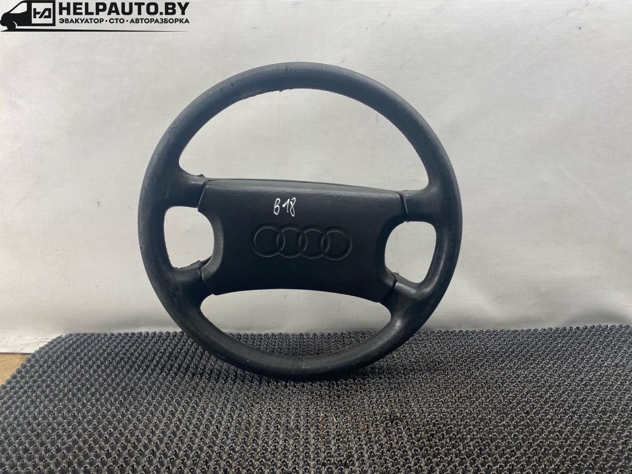 руль Audi 80 B3 89/B3 1991, 1.8 л., бензин, МКПП, серебристый, седан, передний привод - фото №1
