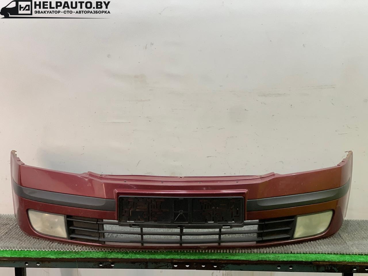 бампер передний Skoda Octavia 2 поколение (A5) 2007, 1.8 л., бензин, МКПП, красный, хетчбэк 5 дв. - фото №1