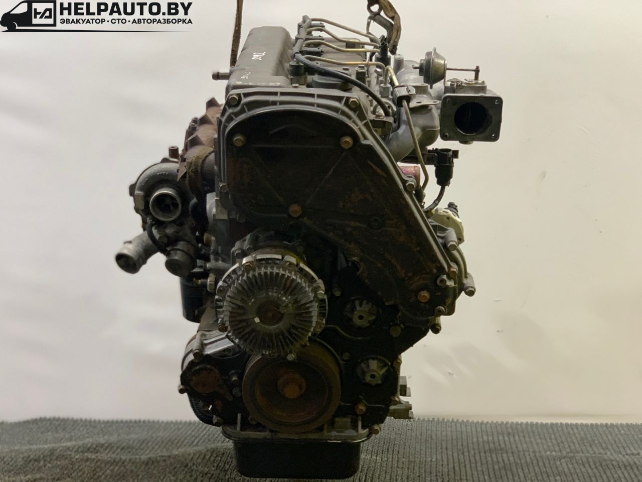 шкив коленвала Kia Sorento 1 поколение 2005, 2.5 л., CRDi, D4CB, дизель, МКПП, черный, внедорожник 5 дв., полный подключаемый привод - фото №1
