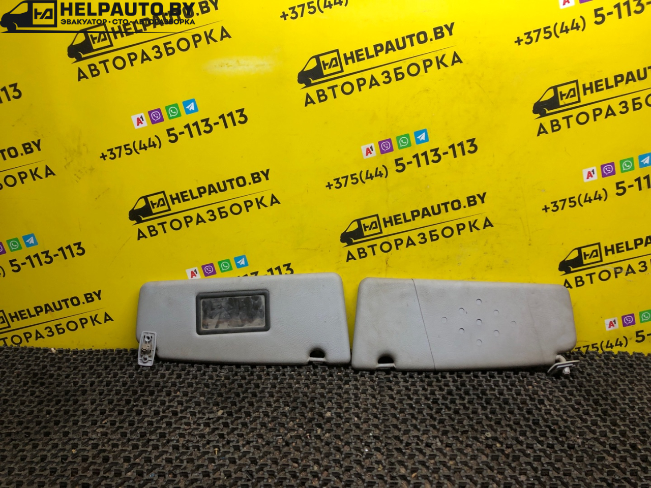 козырек солнцезащитный Renault Laguna 1 поколение 1997, 2.0 л., F3R 200, бензин, МКПП, серый, универсал, передний привод - фото №1