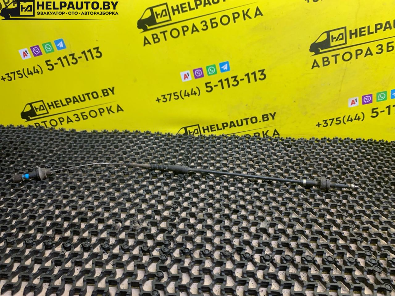 трос газа SEAT Ibiza 2 поколение 1998, 1.6 л., ALM, бензин, 5МКПП, синий, хетчбэк 5 дв., передний привод - фото №1