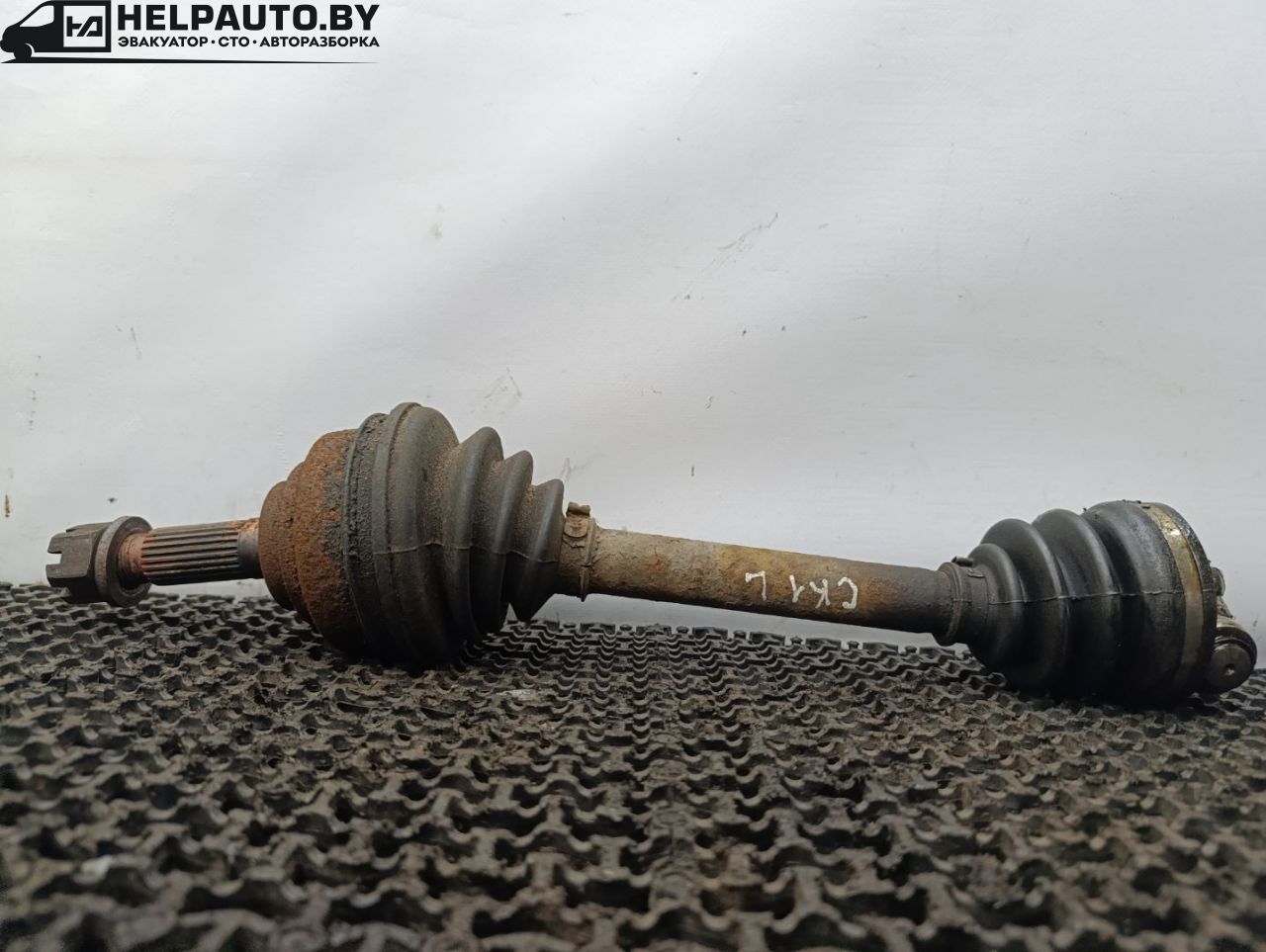 полуось передняя левая (приводной вал, ШРУС) Geely CK Otaka 1 поколение CK-1 2007, 1.5 л., MR479A, бензин, МКПП, золотистый, седан, передний привод - фото №1