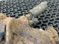 суппорт передний левый Renault Laguna 1 поколение 1997, 2.0 л., F3R 200, бензин, МКПП, серый, универсал, передний привод - фото №5