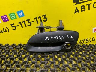 ручка наружная Hyundai Elantra 3 поколение [рестайлинг] XD 2005, 1.6 л., G4ED, бензин, МКПП, серебристый, седан, передний привод