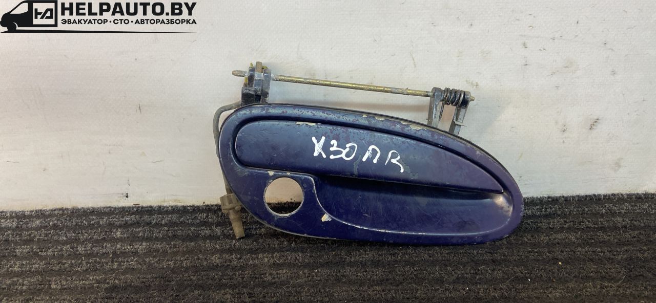 ручка наружная Opel Omega B 1999, 3.0 л., бензин, АКПП, чернозеленый, седан, задний привод - фото №1