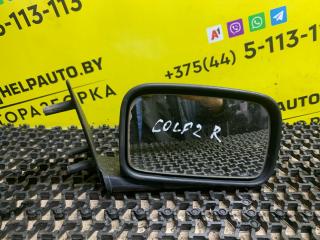 зеркало наружное правое Volkswagen Golf 2 поколение 1990, 1.6 л., дизель, МКПП, черный, хетчбэк 3 дв., передний привод