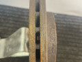 диск тормозной передний Mazda 323 6 поколение 1998, 2.0 л., дизель, МКПП, синий, хетчбэк 3 дв. - фото №4