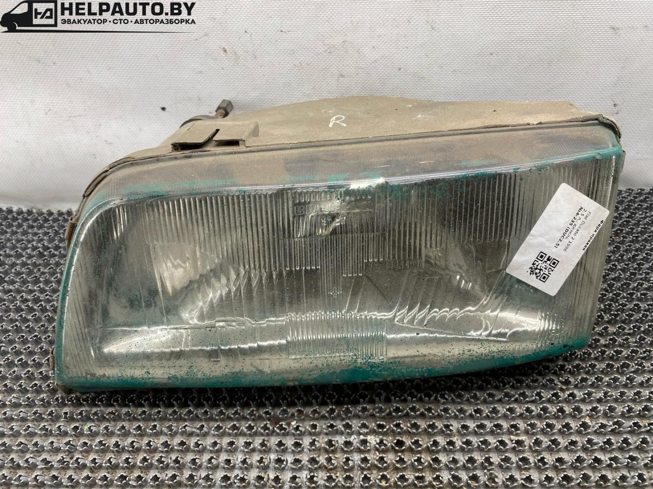 фара левая Fiat Ducato 2 поколение 1996, 2.5 л., дизель, зеленый, микроавтобус, 35690-748 - фото №1