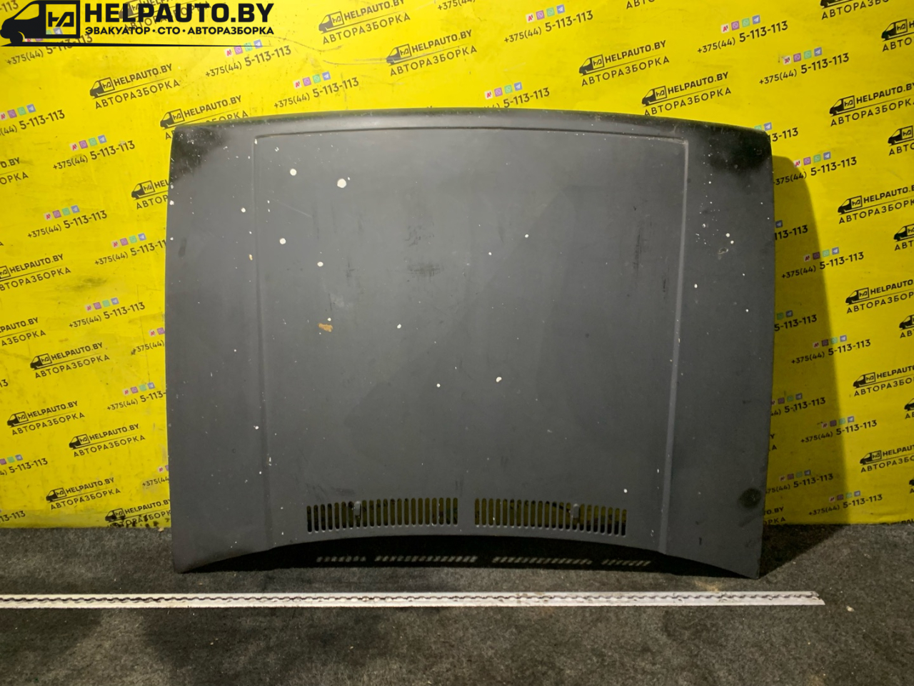 капот Volkswagen Golf 2 поколение 1990, 1.6 л., дизель, МКПП, черный, хетчбэк 3 дв., передний привод - фото №1